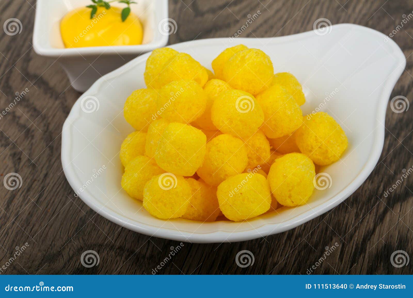 Cheese corn balls stock photo. Image of chips, crusty 111513640
