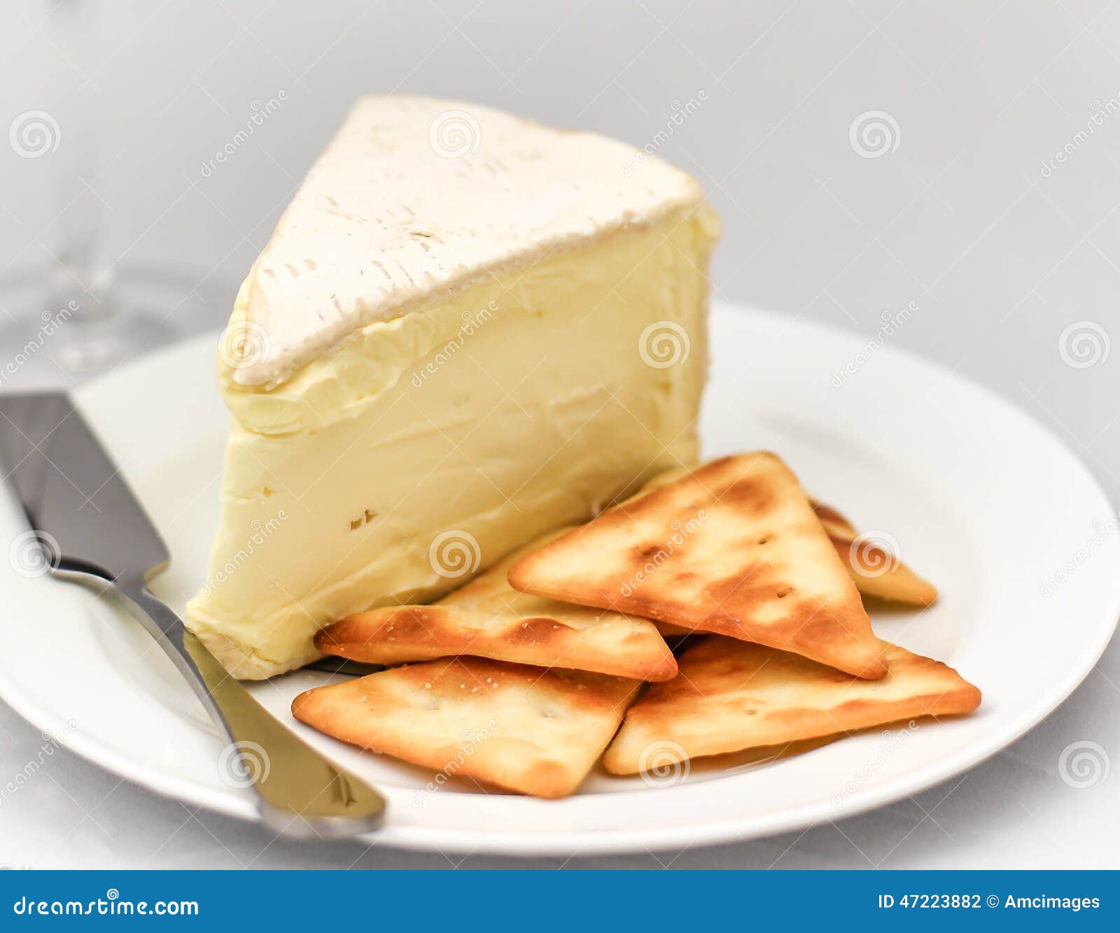 Cheese and Cracker Plate stock photo. Image of cheese 47223882