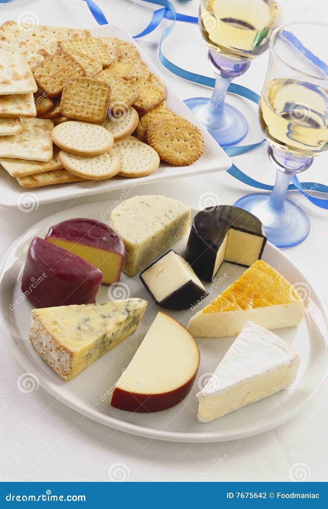 Cheese and crackers stock photo. Image of sweet, cuisine 7675642