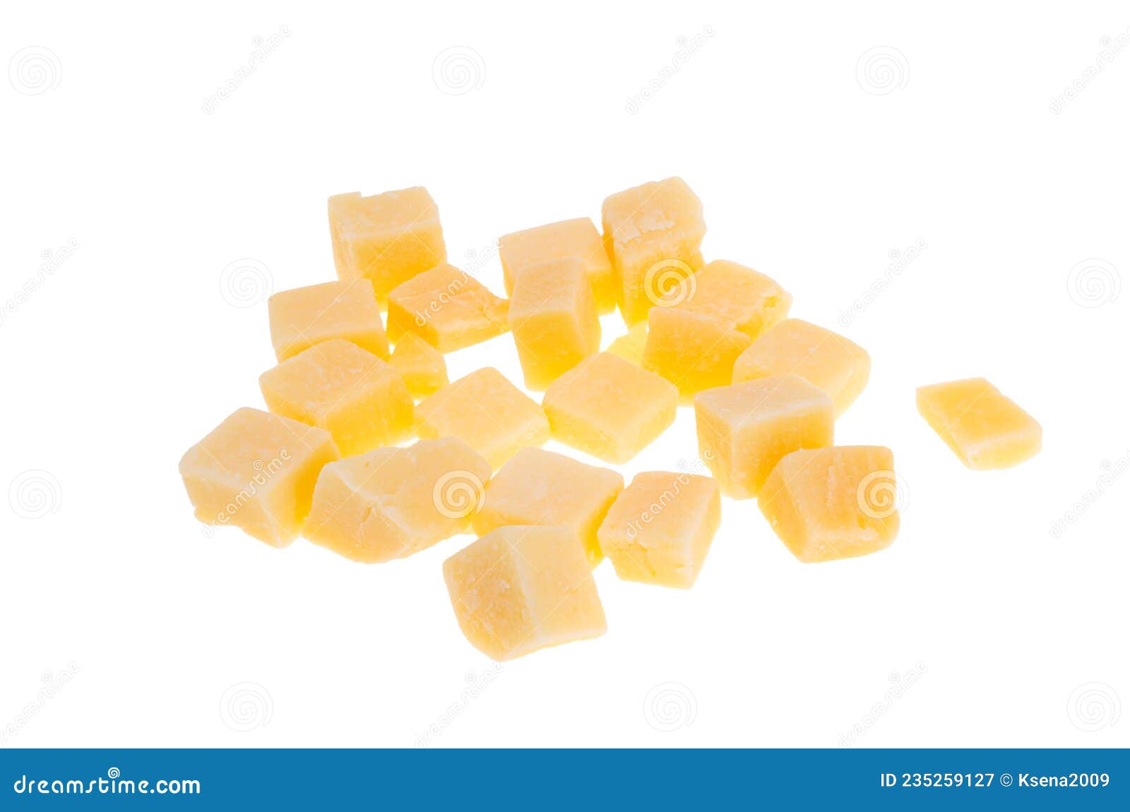 Cheese cubes isolated stock image. Image of hole, eating 235259127