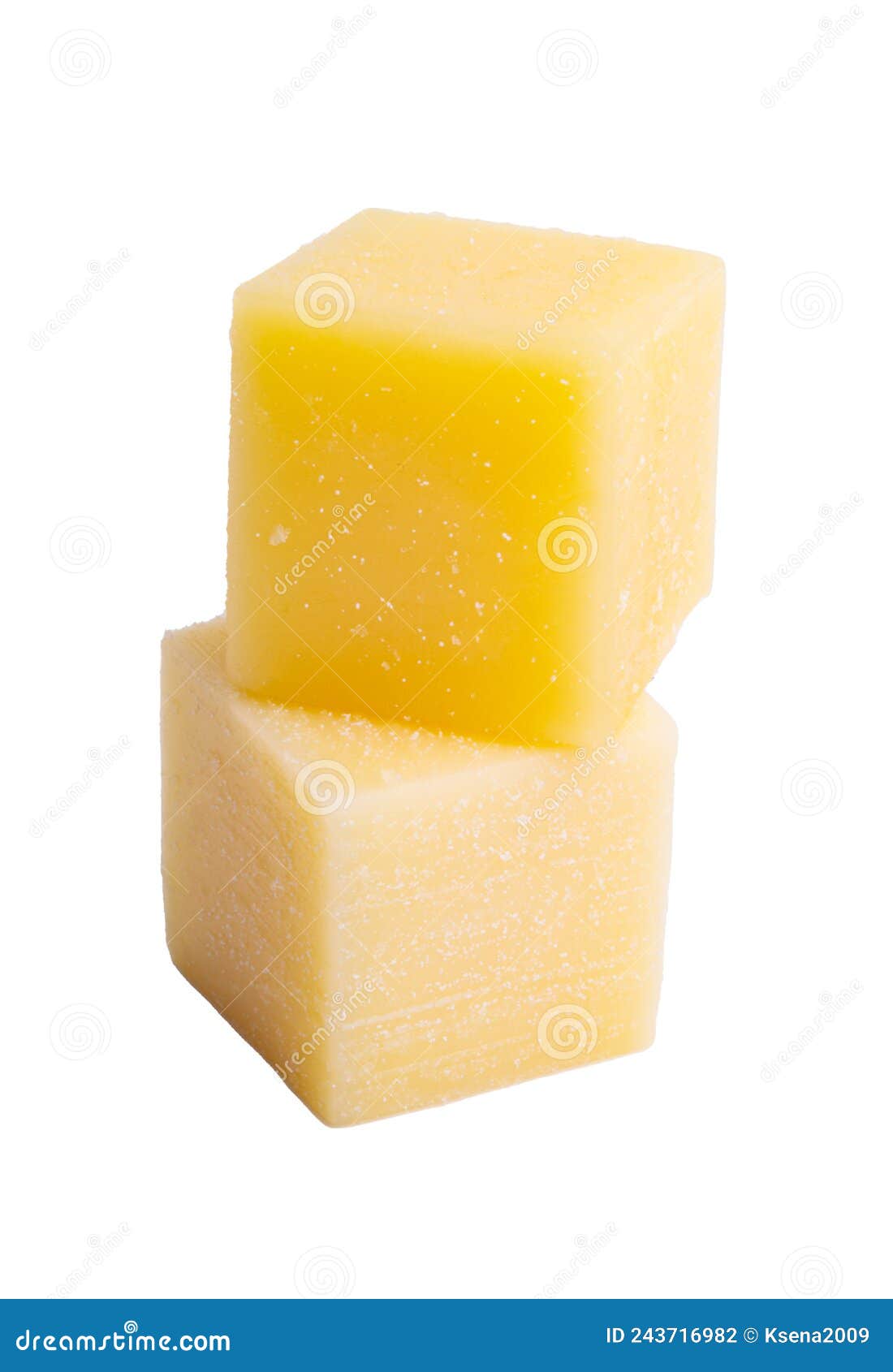Cheese cubes isolated stock photo. Image of appetizer 243716982