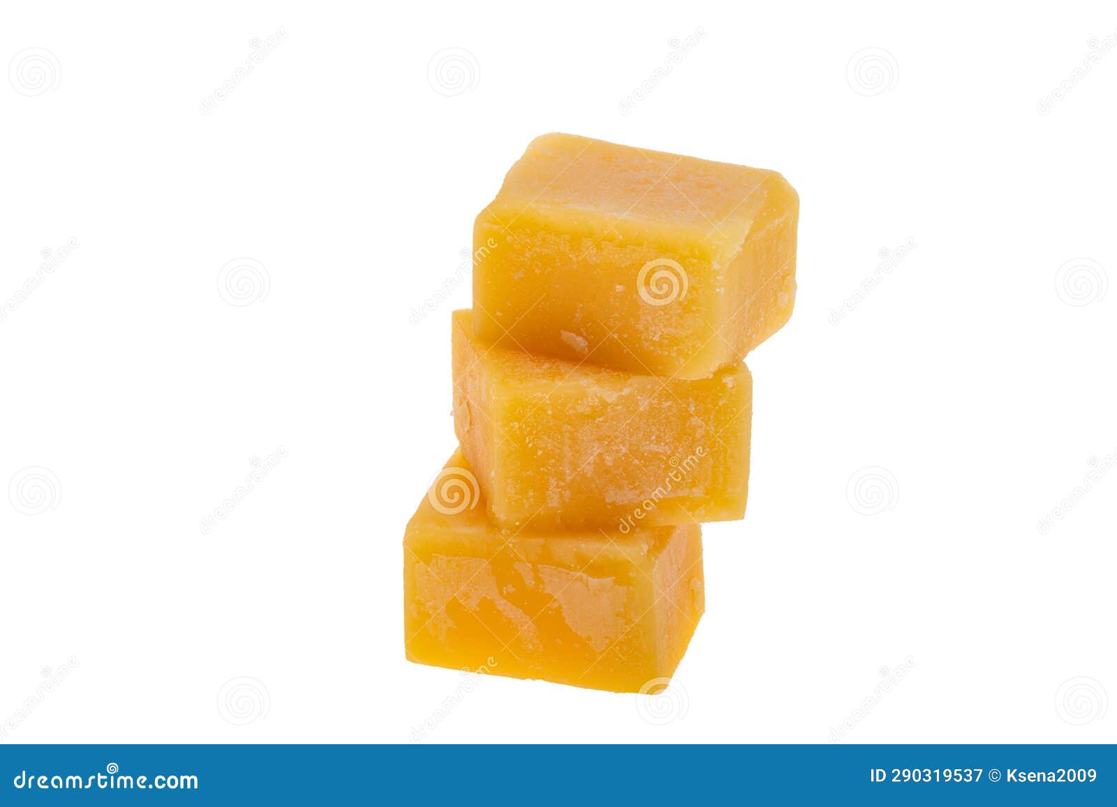Cheese cubes isolated stock image. Image of eating, cheddar 290319537