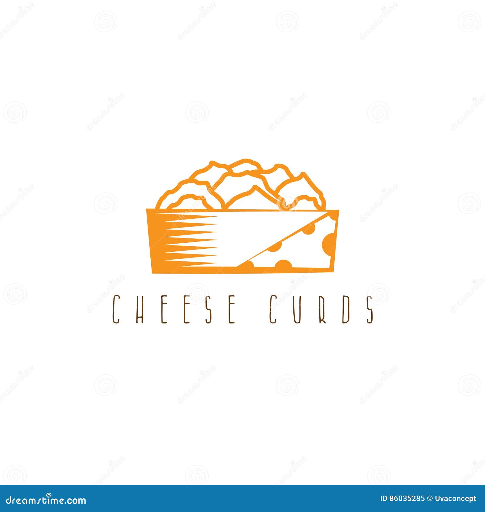 Cheese Curds in Bowl Vector Design Stock Vector Illustration of design, meal 86035285