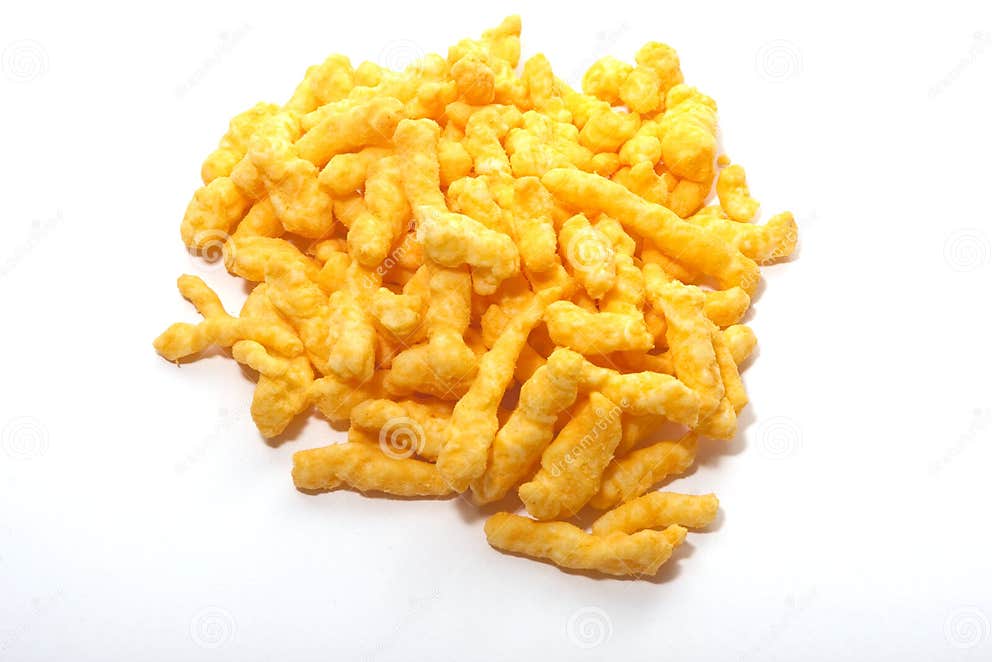 Cheese curls stock photo. Image of copy, curls, puffs 13757870