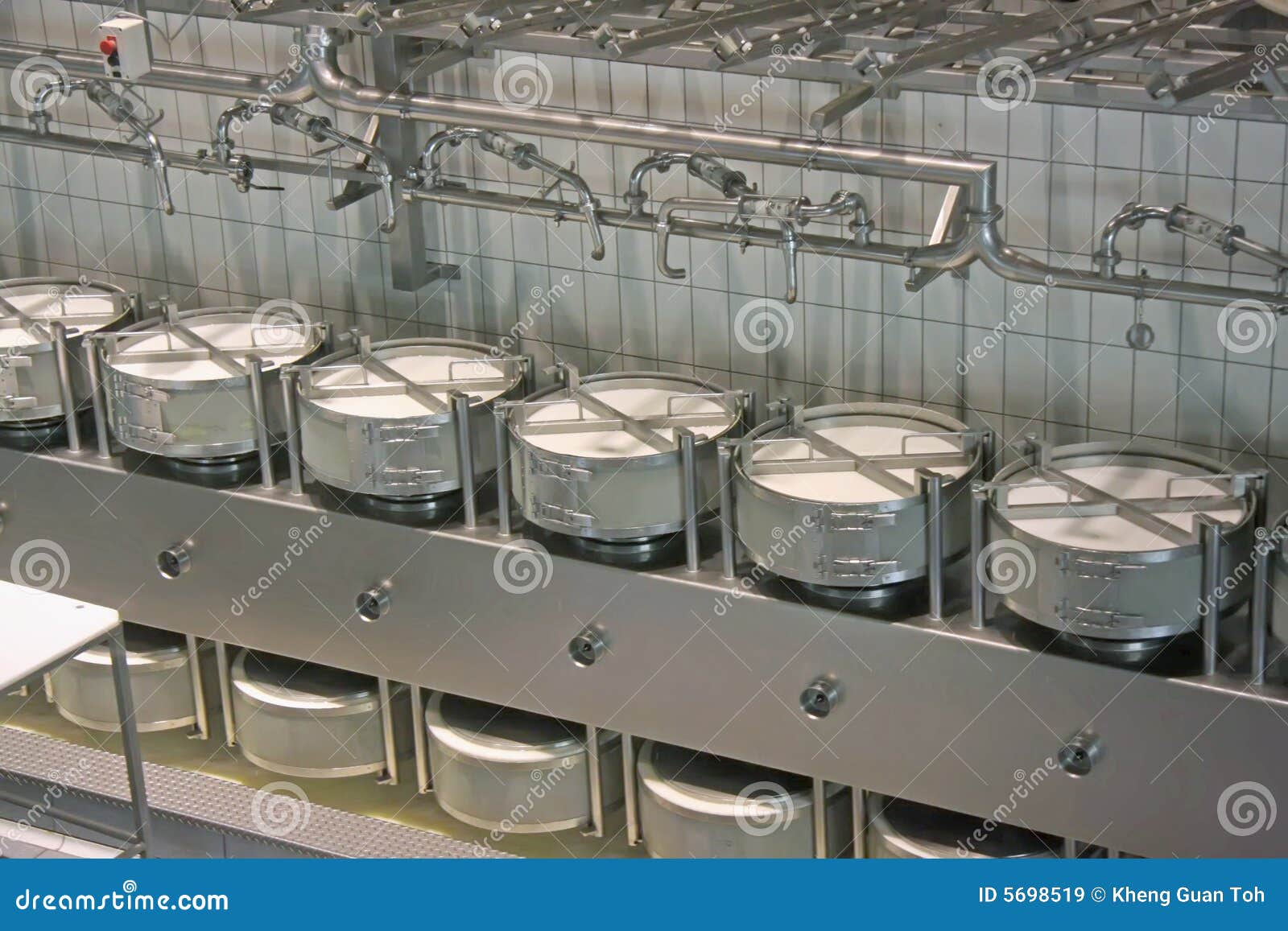 Cheese factory stock image. Image of dairy, food, equipment 5698519
