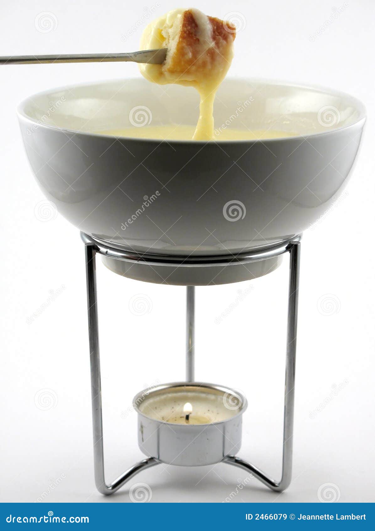Cheese fondue in pot stock image. Image of savory, fondue 2466079