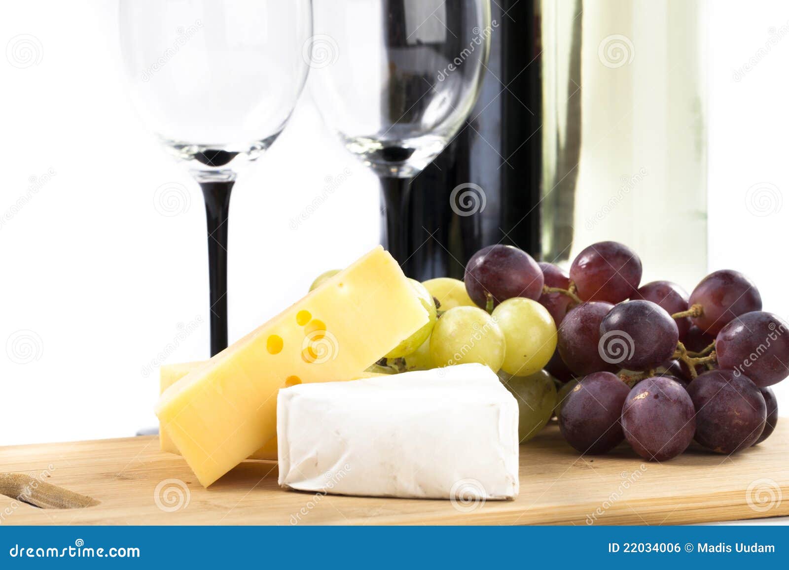 Cheese and Grapes stock photo. Image of dairy, cheese 22034006