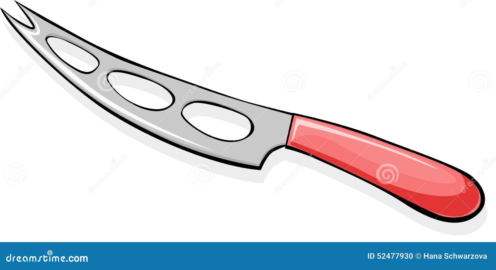Cheese Knife Vector Illustration Isolated Stock Vector Illustration