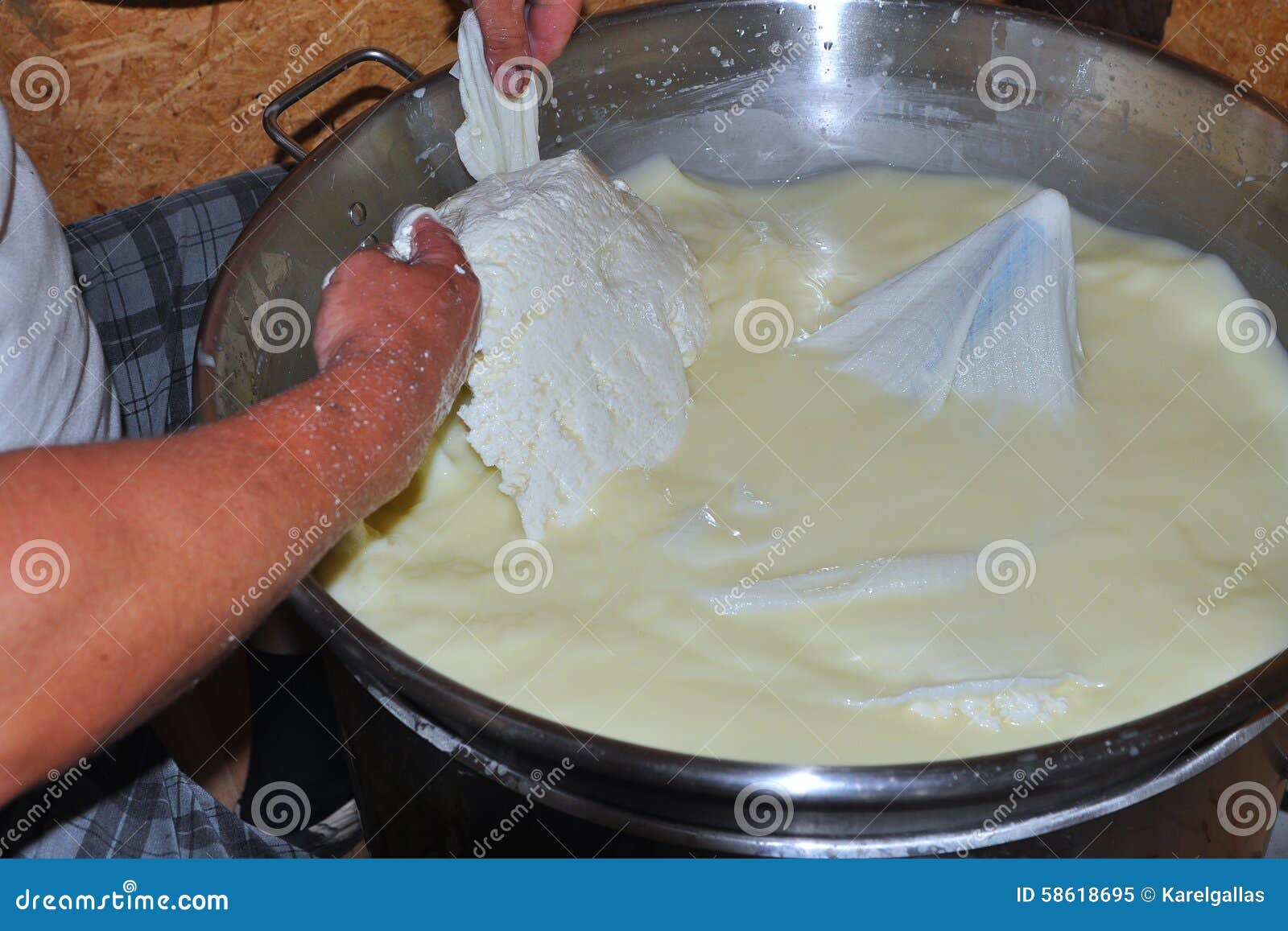 Cheese making stock image. Image of making, nature, ingredient 58618695