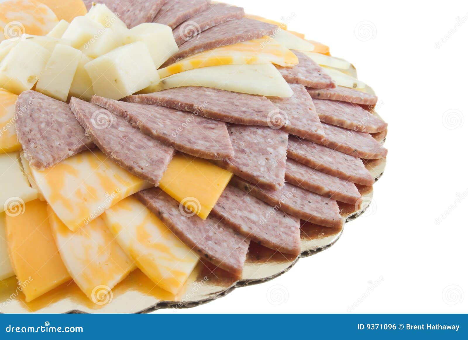 cheese and meat tray