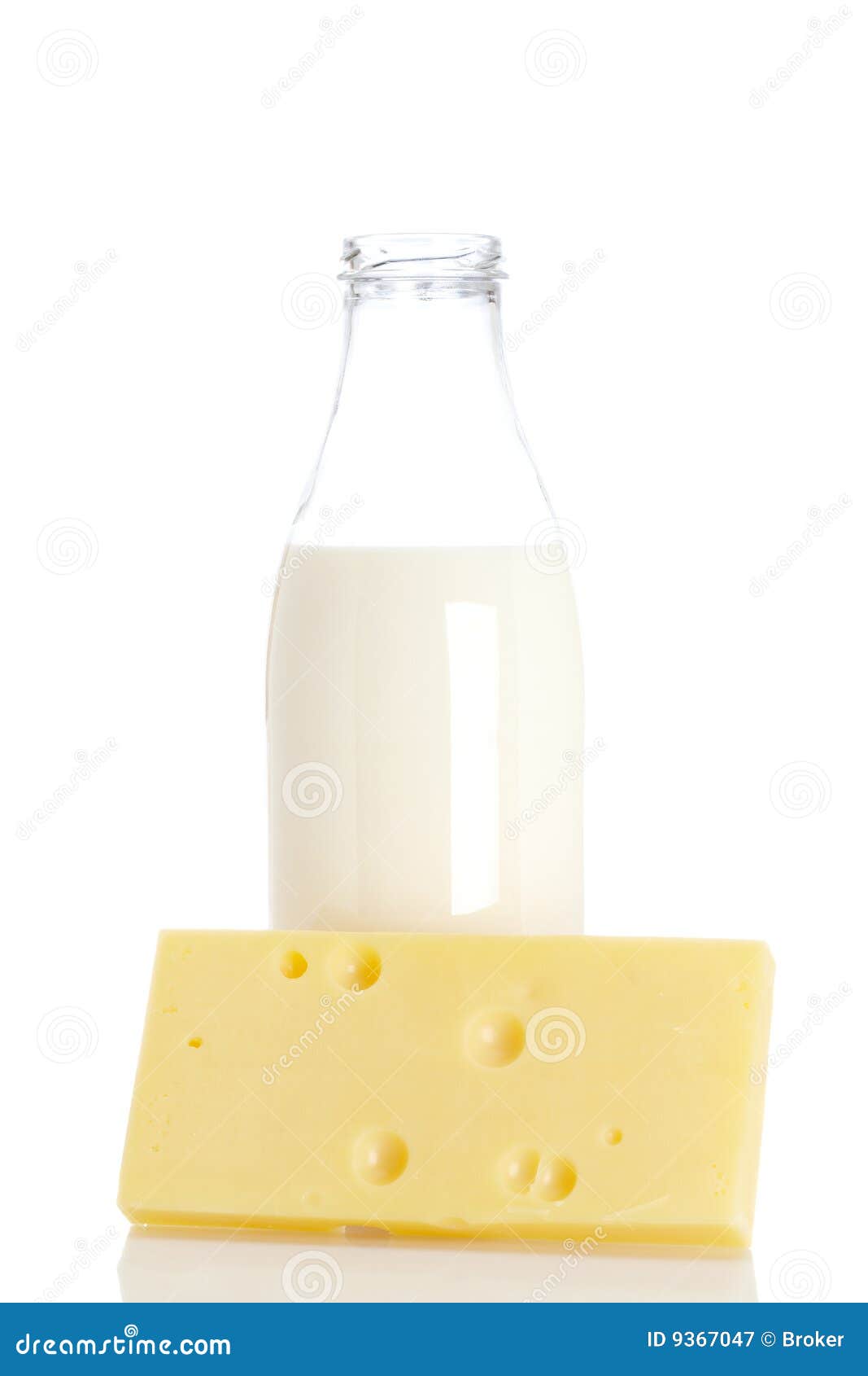 Cheese and milk bottle stock image. Image of energy, foods 9367047
