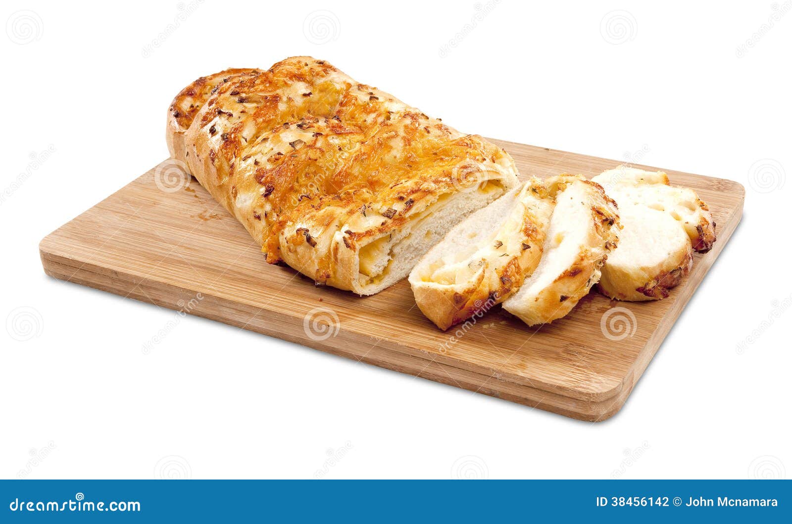 Cheese and Onion Bread Sliced Stock Photo Image of pastry, fresh