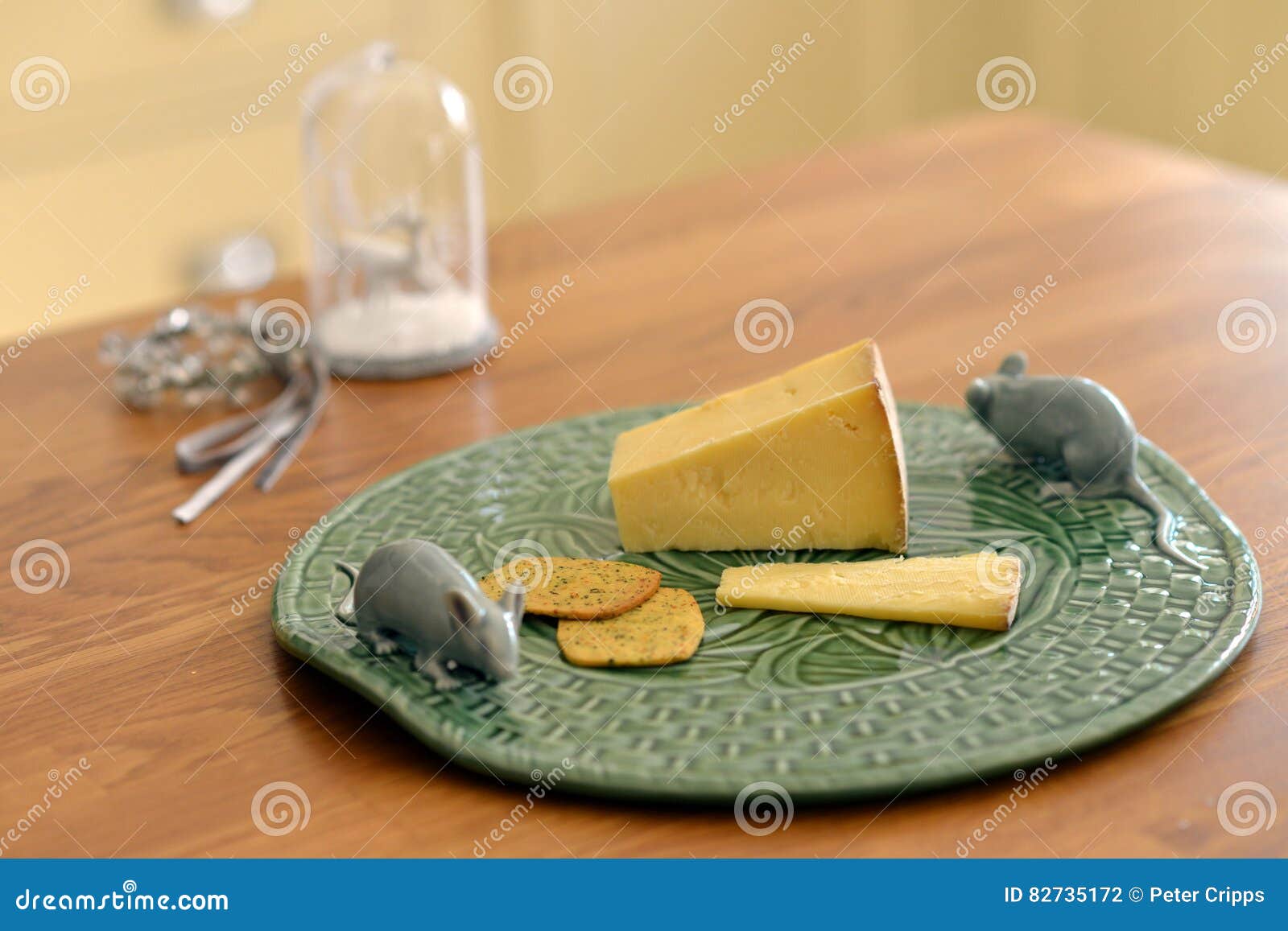 Cheese plate stock photo. Image of plate, mice, christmas 82735172