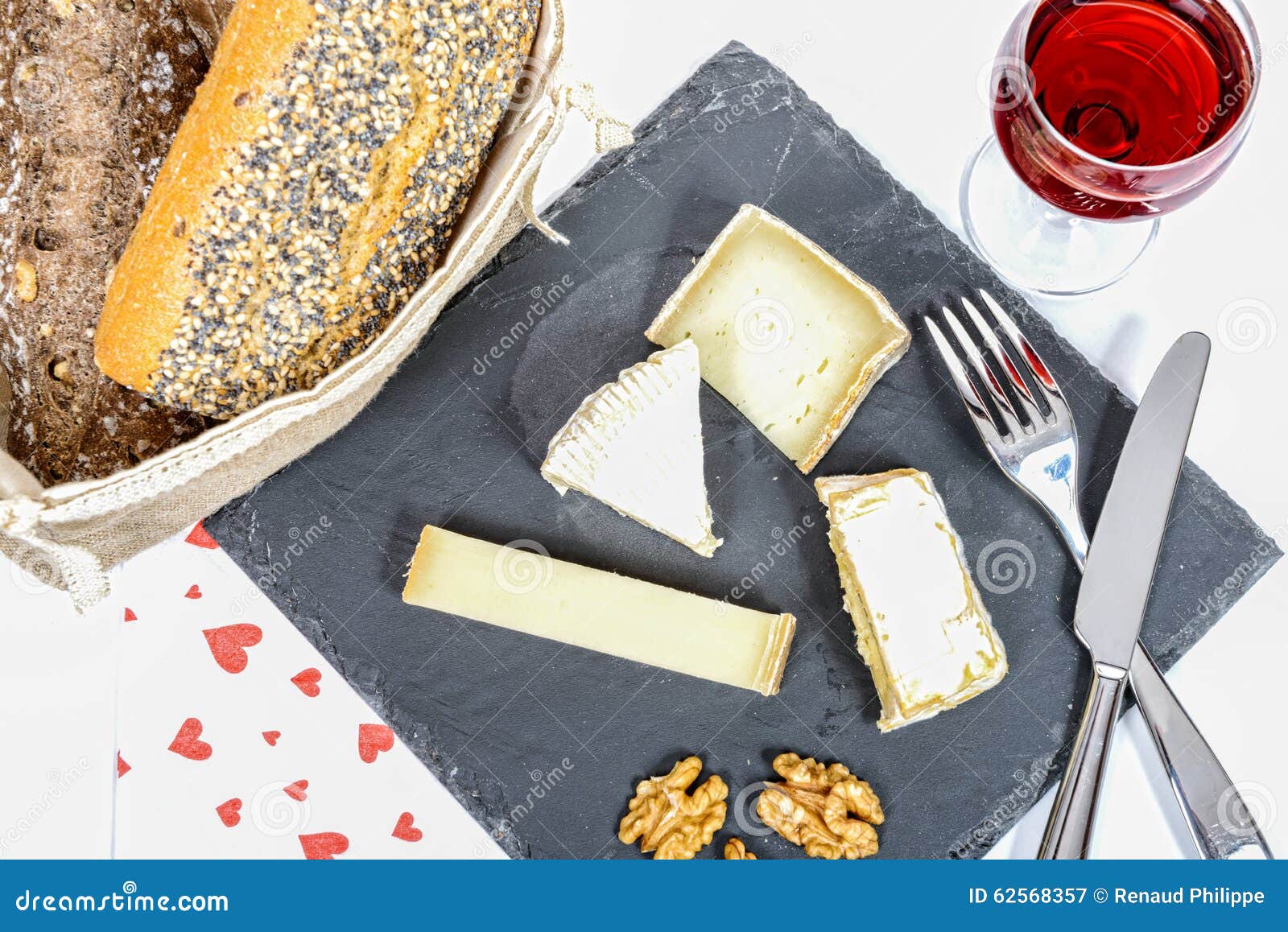 Cheese Platter with a Glass of Red Wine Stock Image Image of alcohol