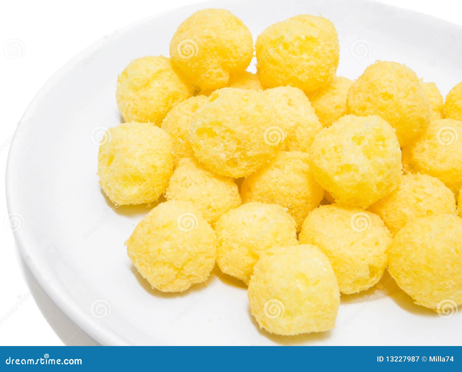 Cheese Puff Balls. stock image. Image of crusty, fried 13227987