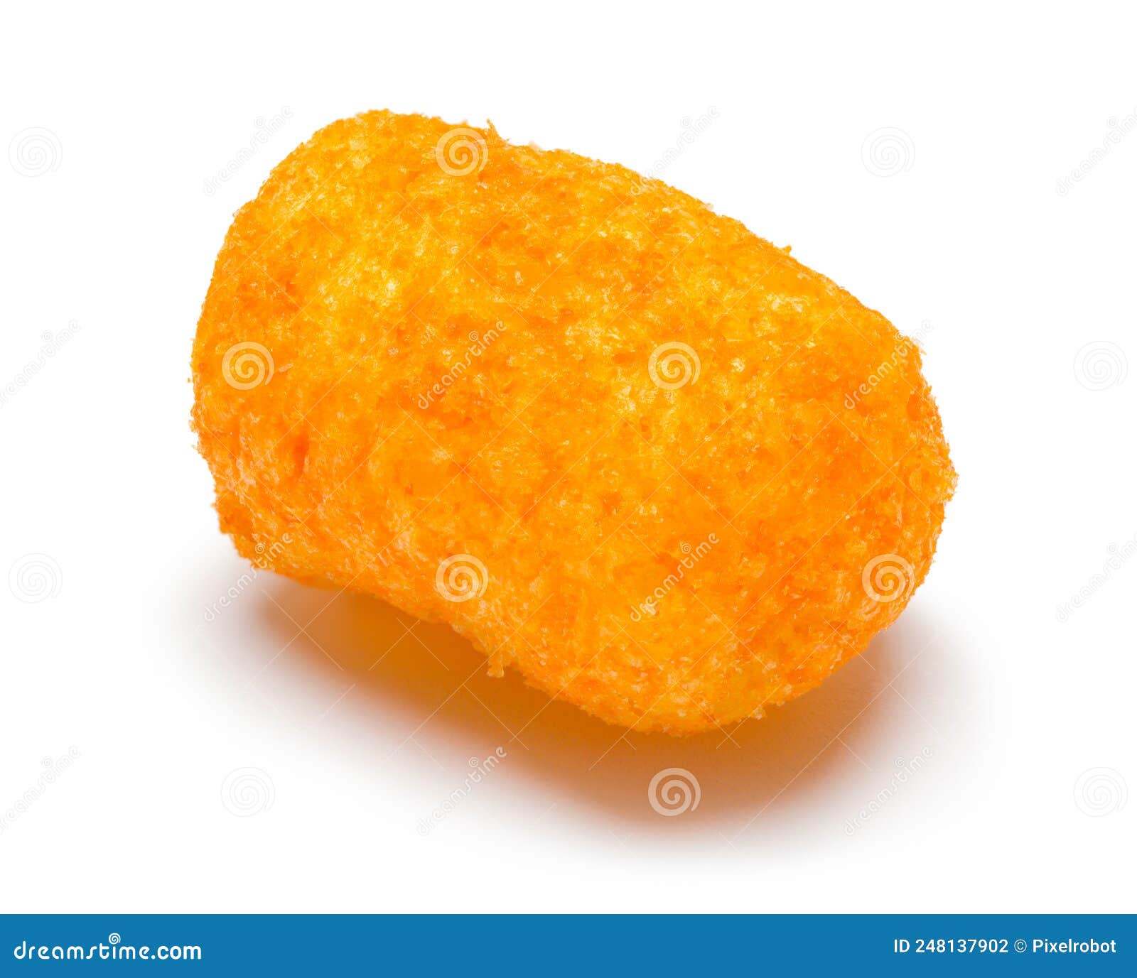 Cheese Puff stock photo. Image of orange, ball, close 248137902