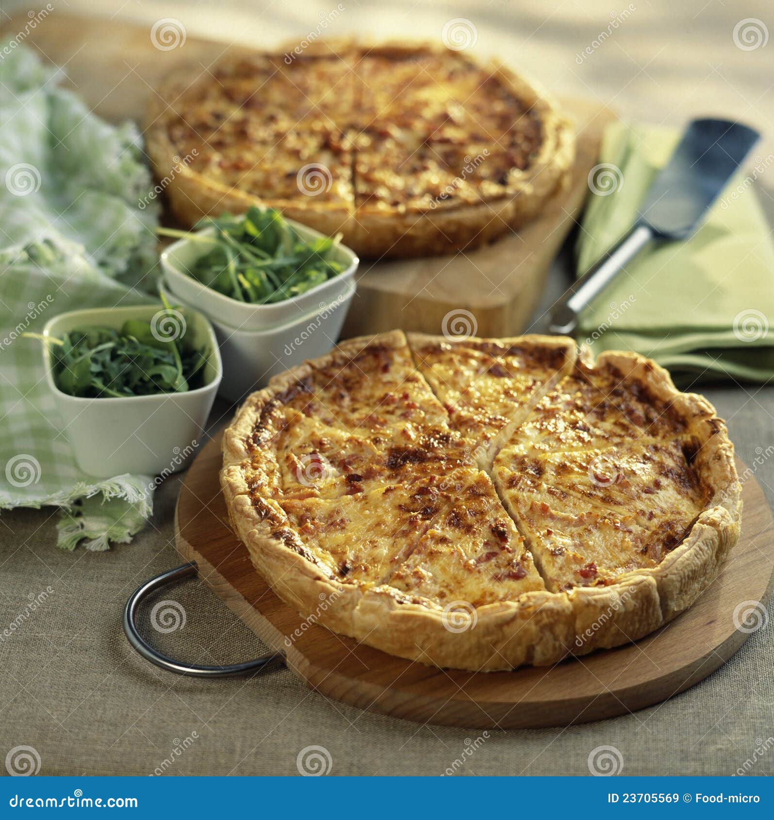 Cheese quiche stock image. Image of tart, cheese, vegetarian 23705569