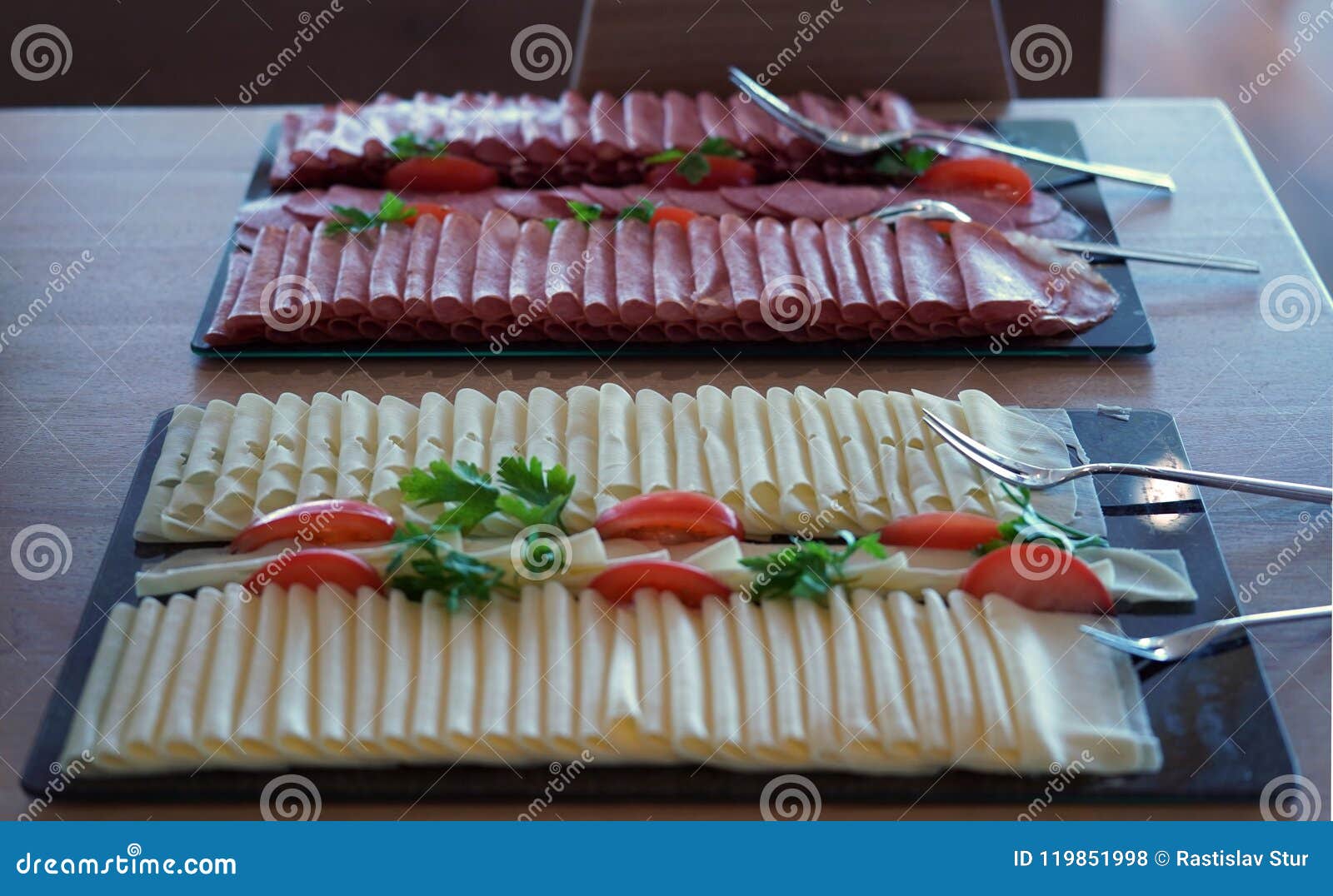 Cheese and Salami Breakfast Stock Photo Image of breakfast, salami