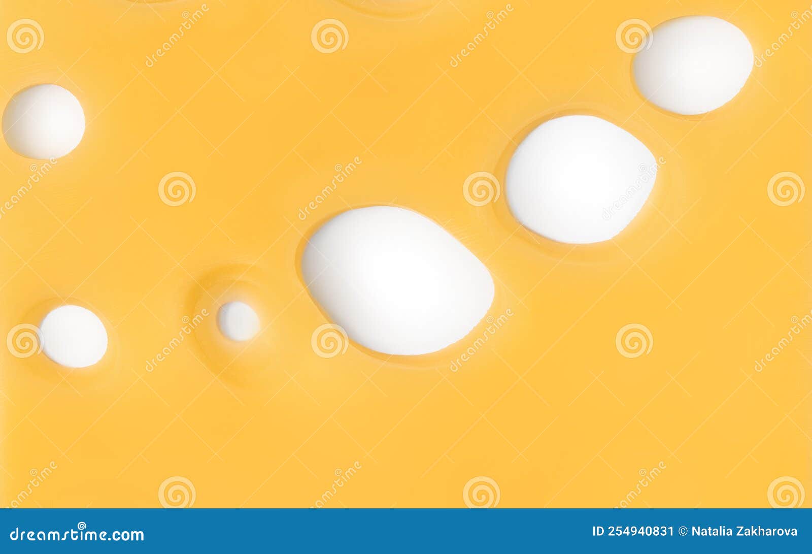 Cheese Texture on White Background. Slices of Cheese for Burger Pattern