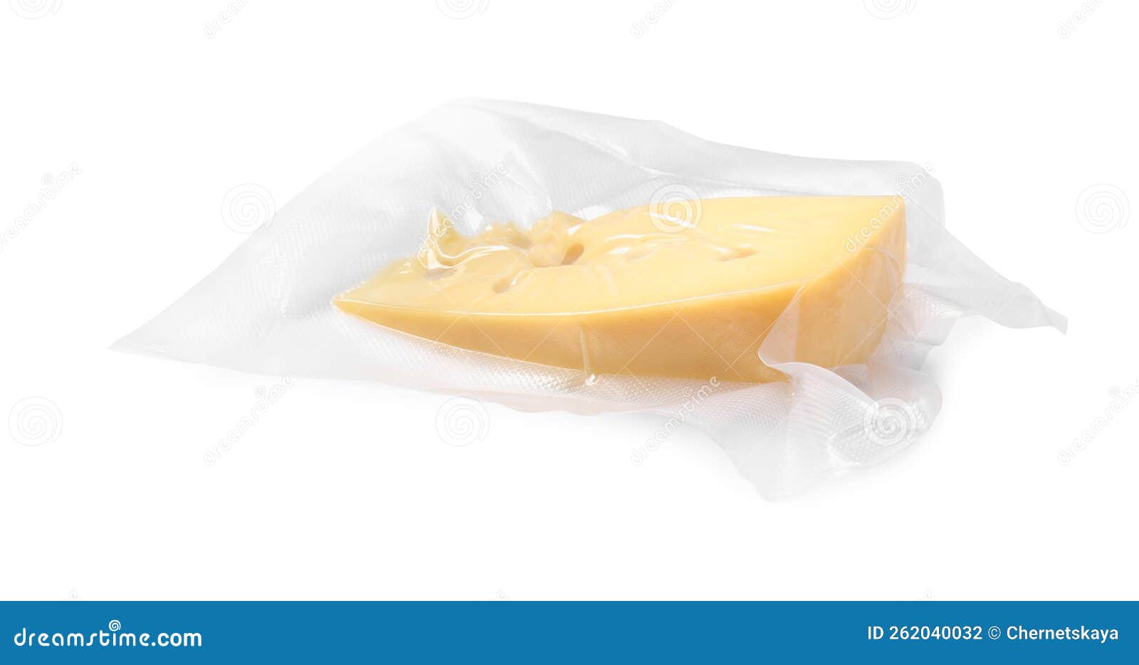 Cheese in Vacuum Pack Isolated on White Stock Photo Image of pouch