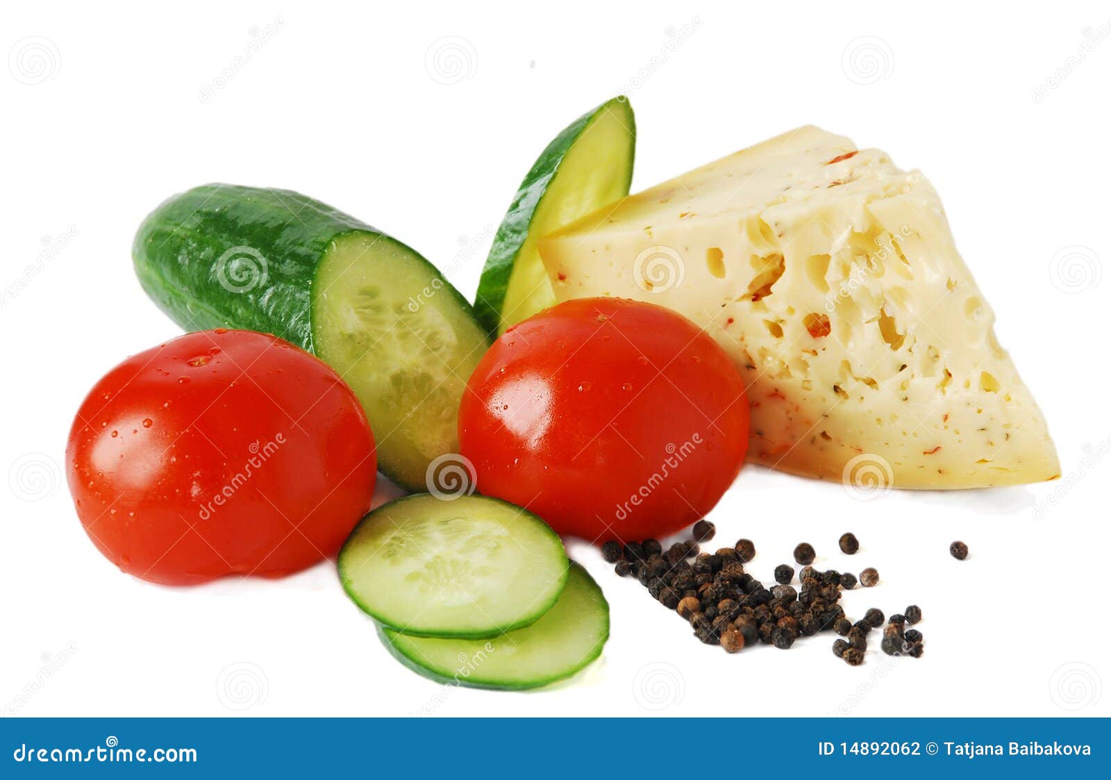 Cheese and vegetables stock photo. Image of black, green 14892062