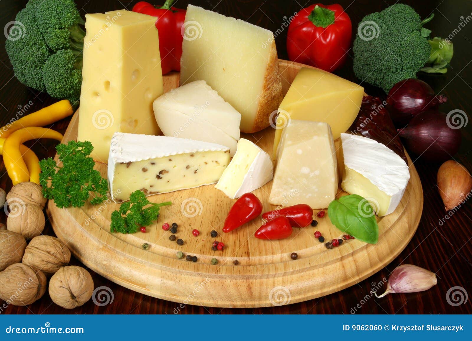 Cheese and vegetables stock photo. Image of ingredients 9062060