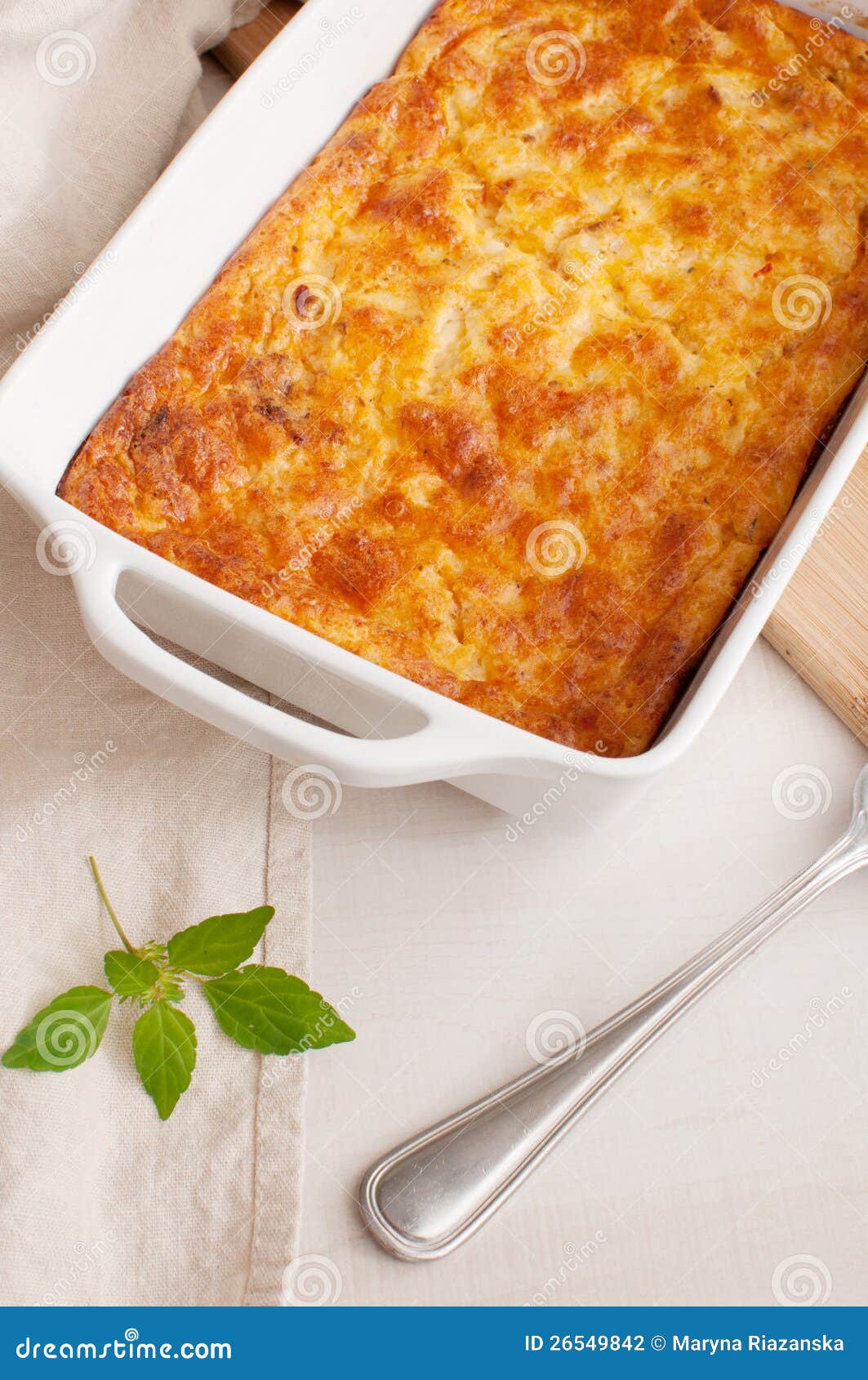 Cheese and Vegetables Gratin Casserole Stock Photo Image of casserole