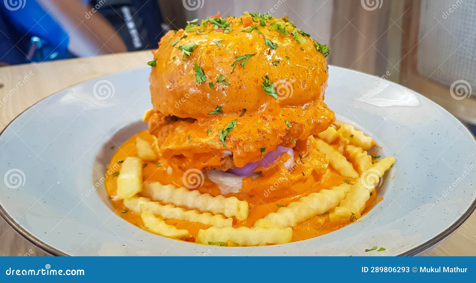 Cheese Volcano Burger stock image. Image of fast, gourmet 289806293