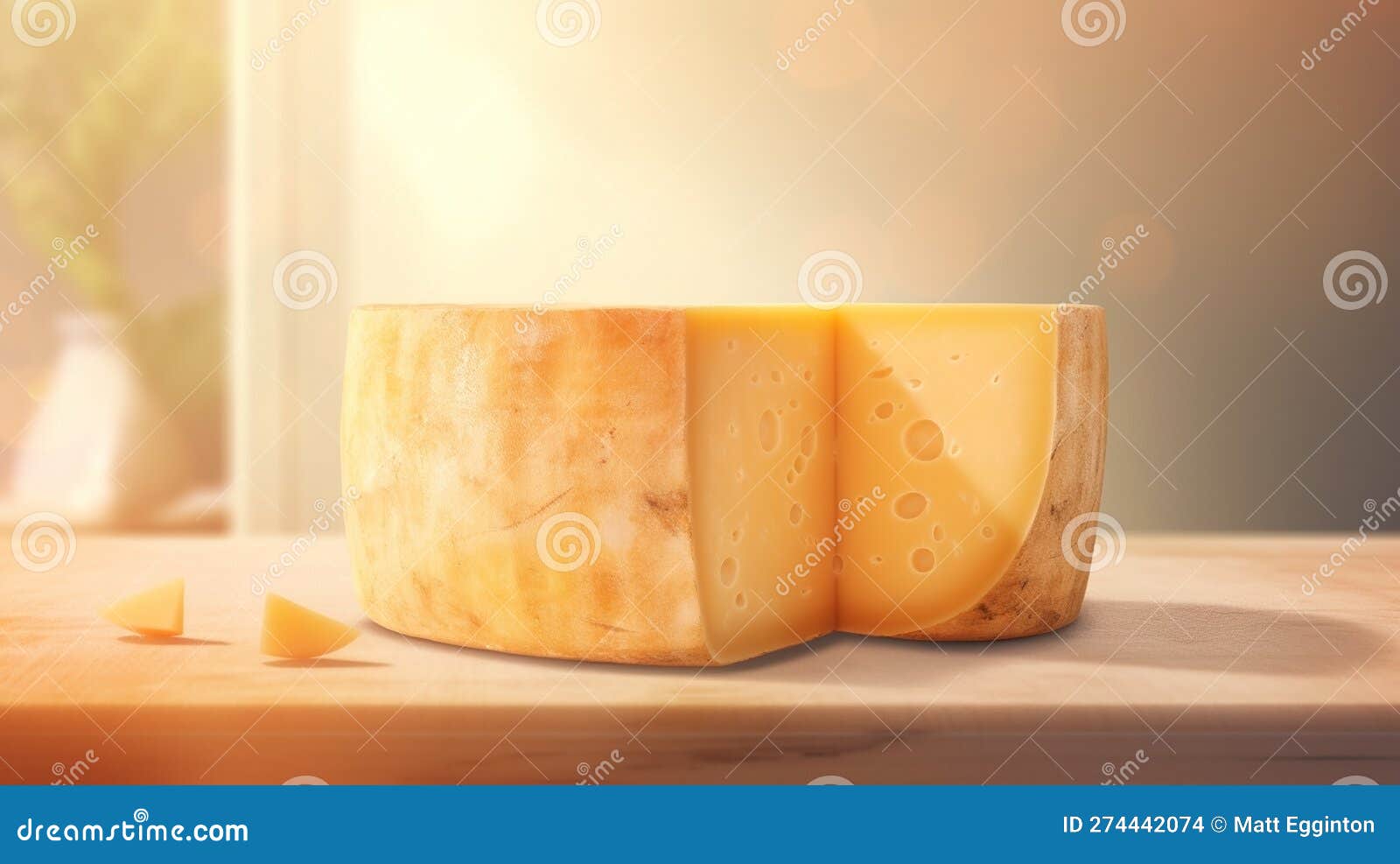 Cheese wheel stock illustration. Illustration of grana 274442074