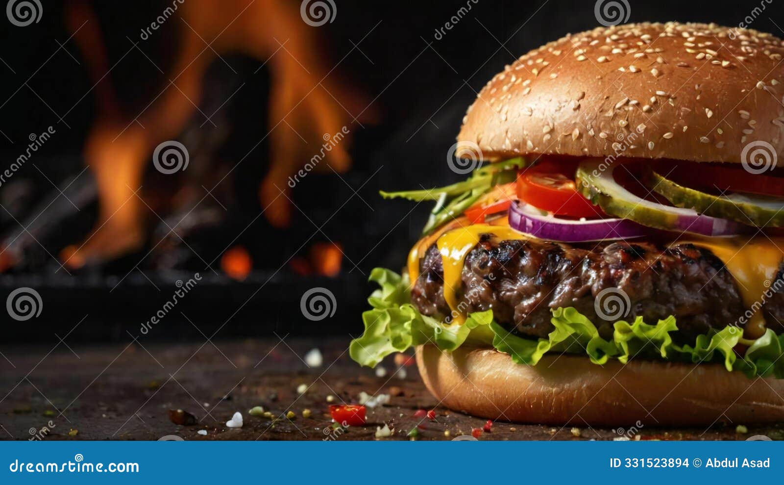 cheeseburger, hamburger, beef, bun, cheese,fast food, crispy, homemade, gourmet