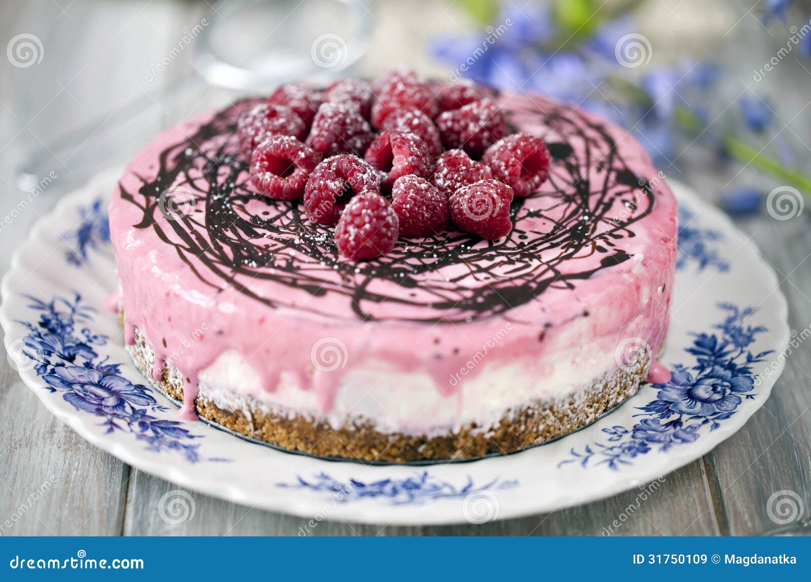 Cheesecake stock image. Image of raspberry, cheesecake - 31750109