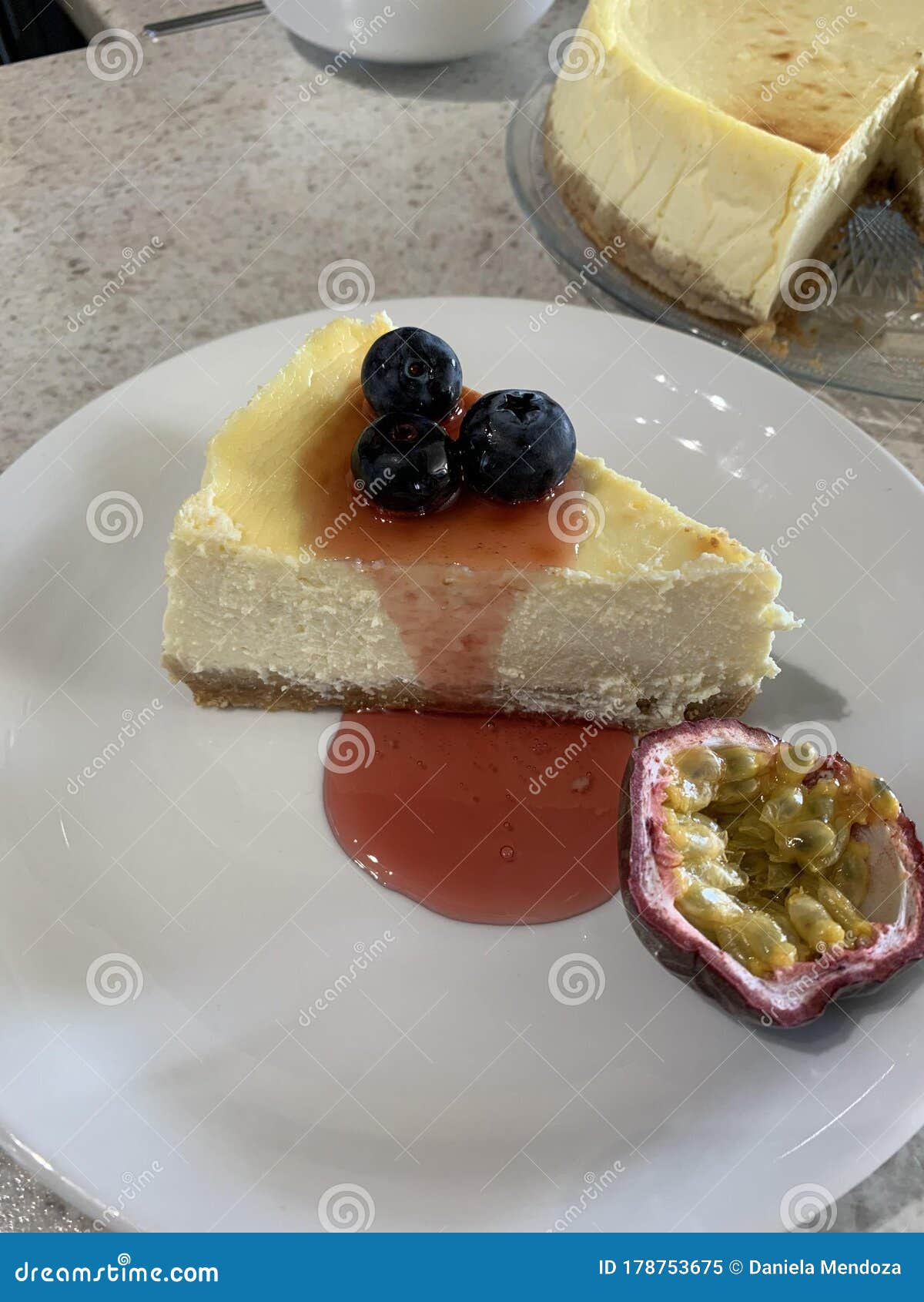 Cheesecake Delicious Yellow Stock Image Image of fruit, strawberry