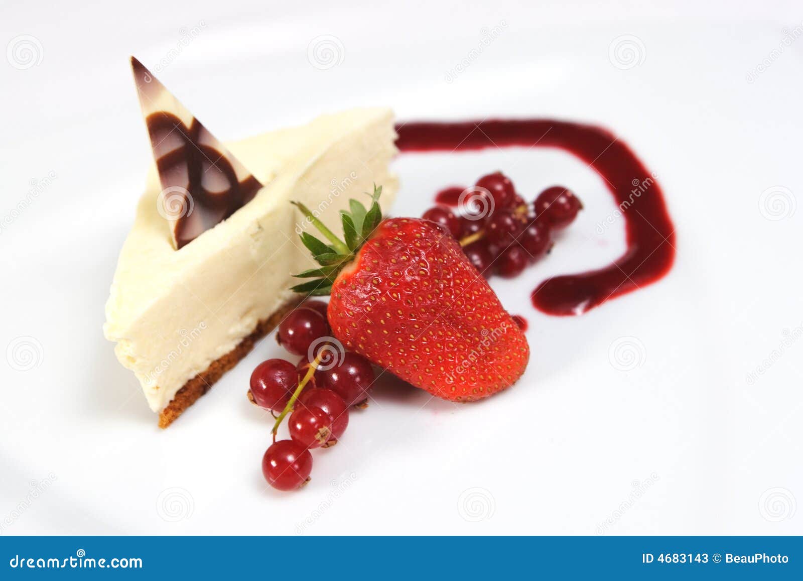 Cheesecake dessert stock image. Image of pudding, biscuit 4683143