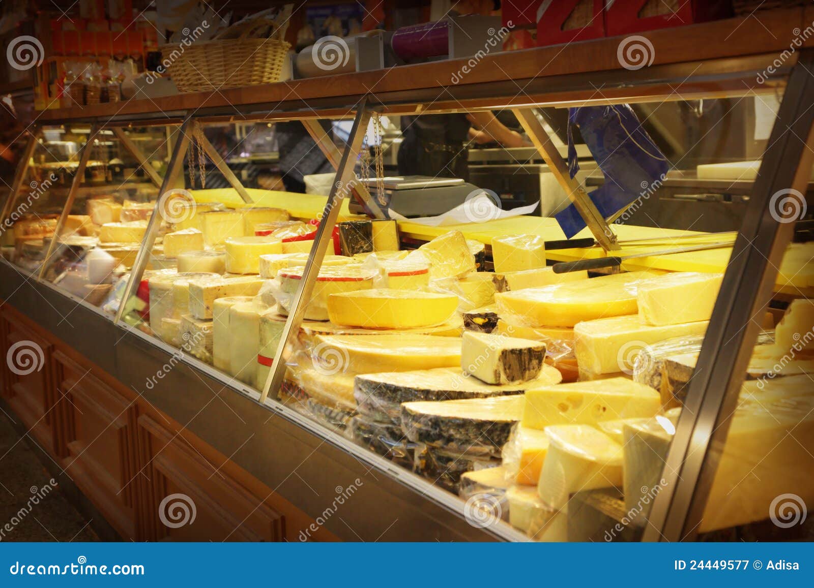 Cheeses shop stock image. Image of consumer, gourmet 24449577