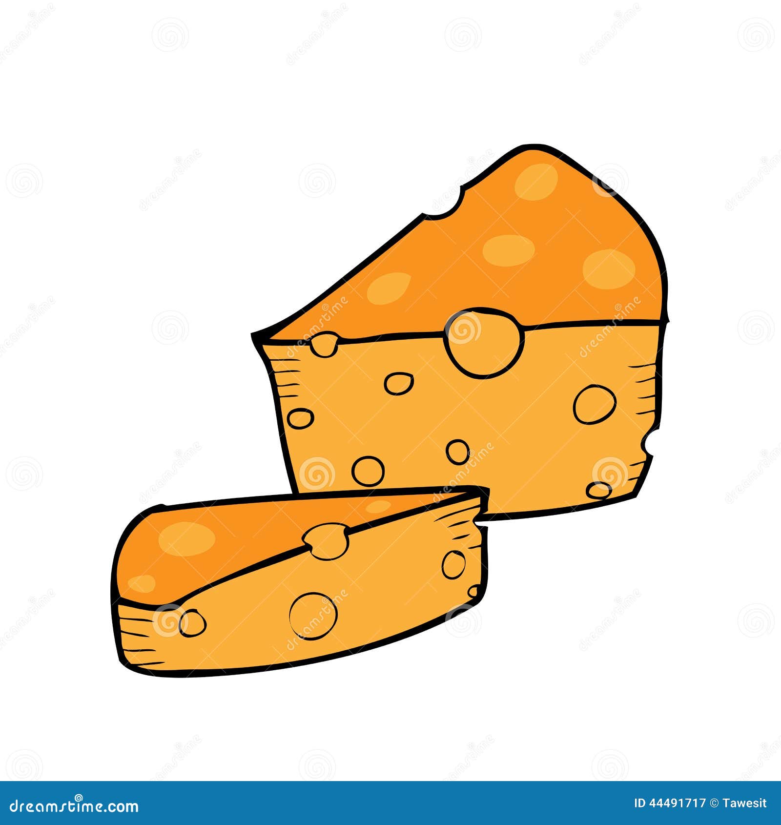 Cheeses stock vector. Illustration of cartoon, doodle 44491717
