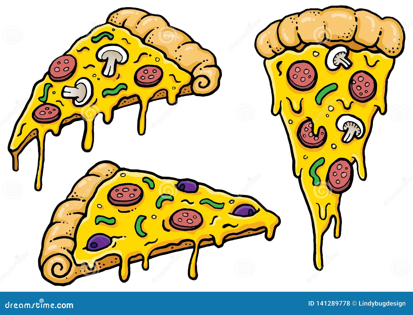 Cheesy Cartoon Pizza Slices Stock Illustration - Illustration of melting, drawn: 141289778 Cheesy Cartoon Pizza Slices Stock Illustration - Illustration of melting, drawn: 141289778