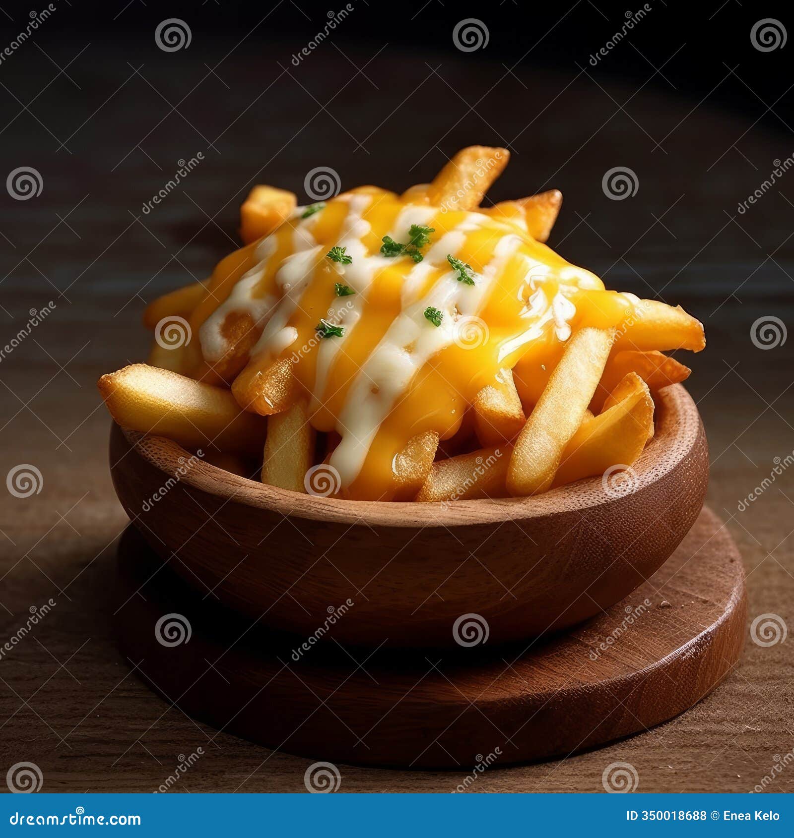 cheesy fries perfection on a black plate