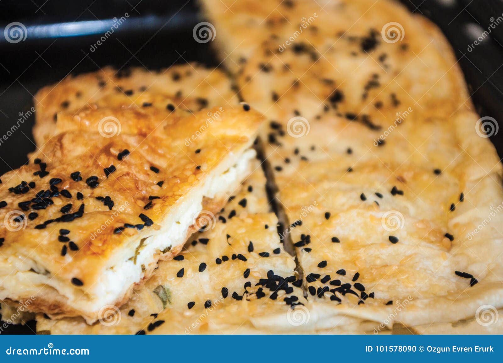 Cheesy pastry turkish stock photo. Image of cooking 101578090