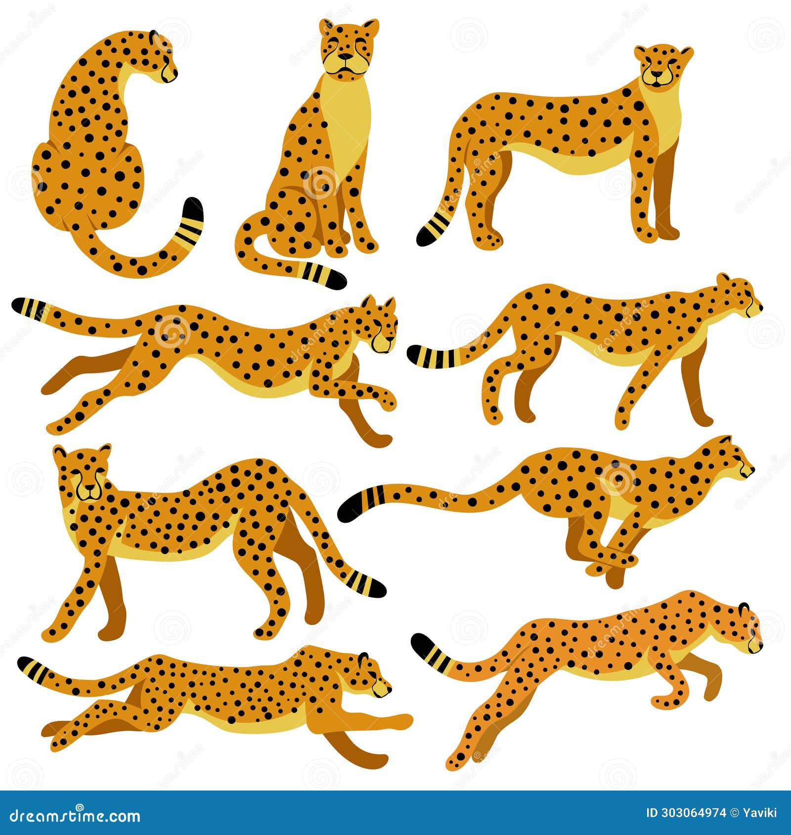 cheetah action set 