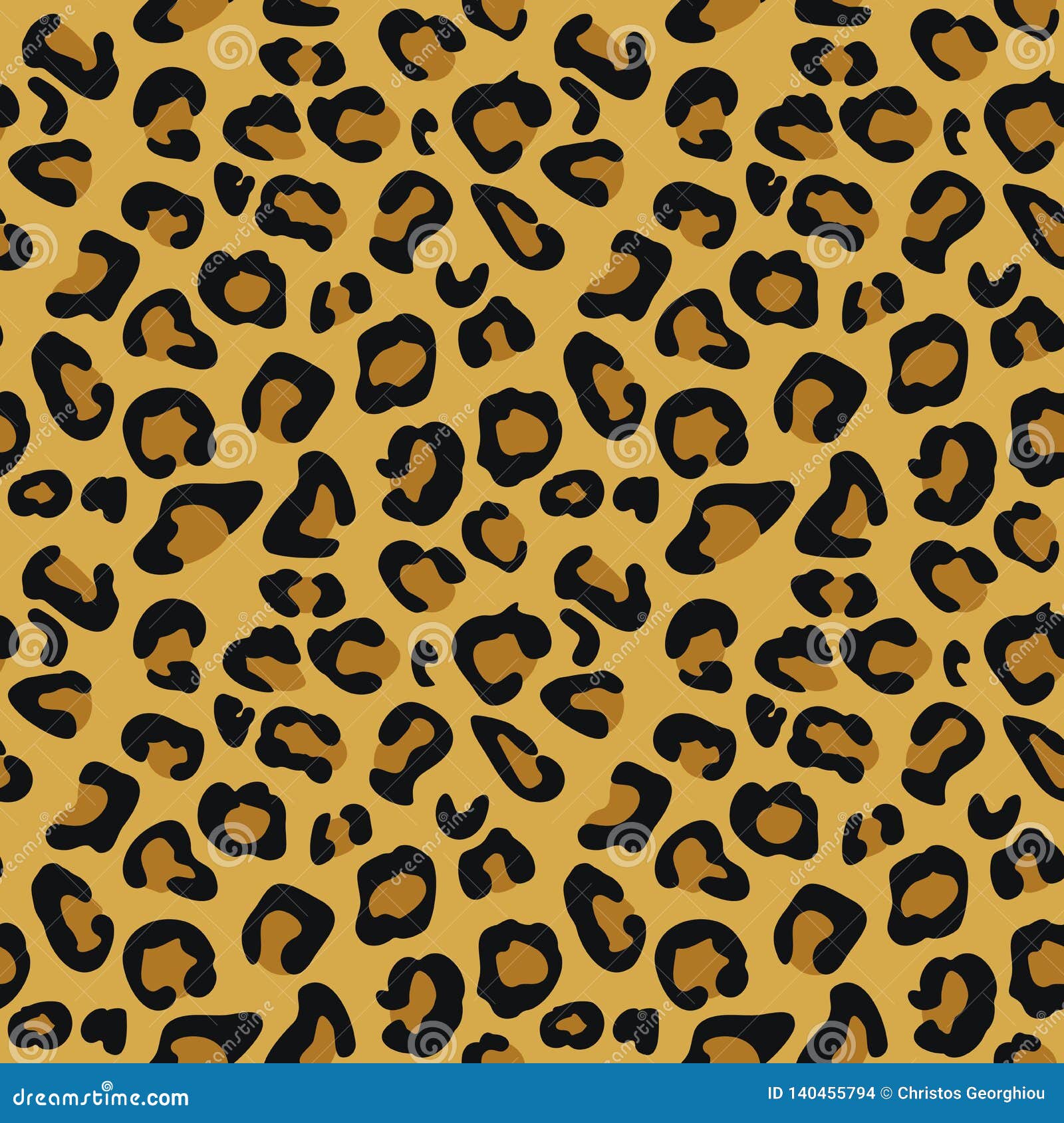 cheetah animal print pattern seamless tile