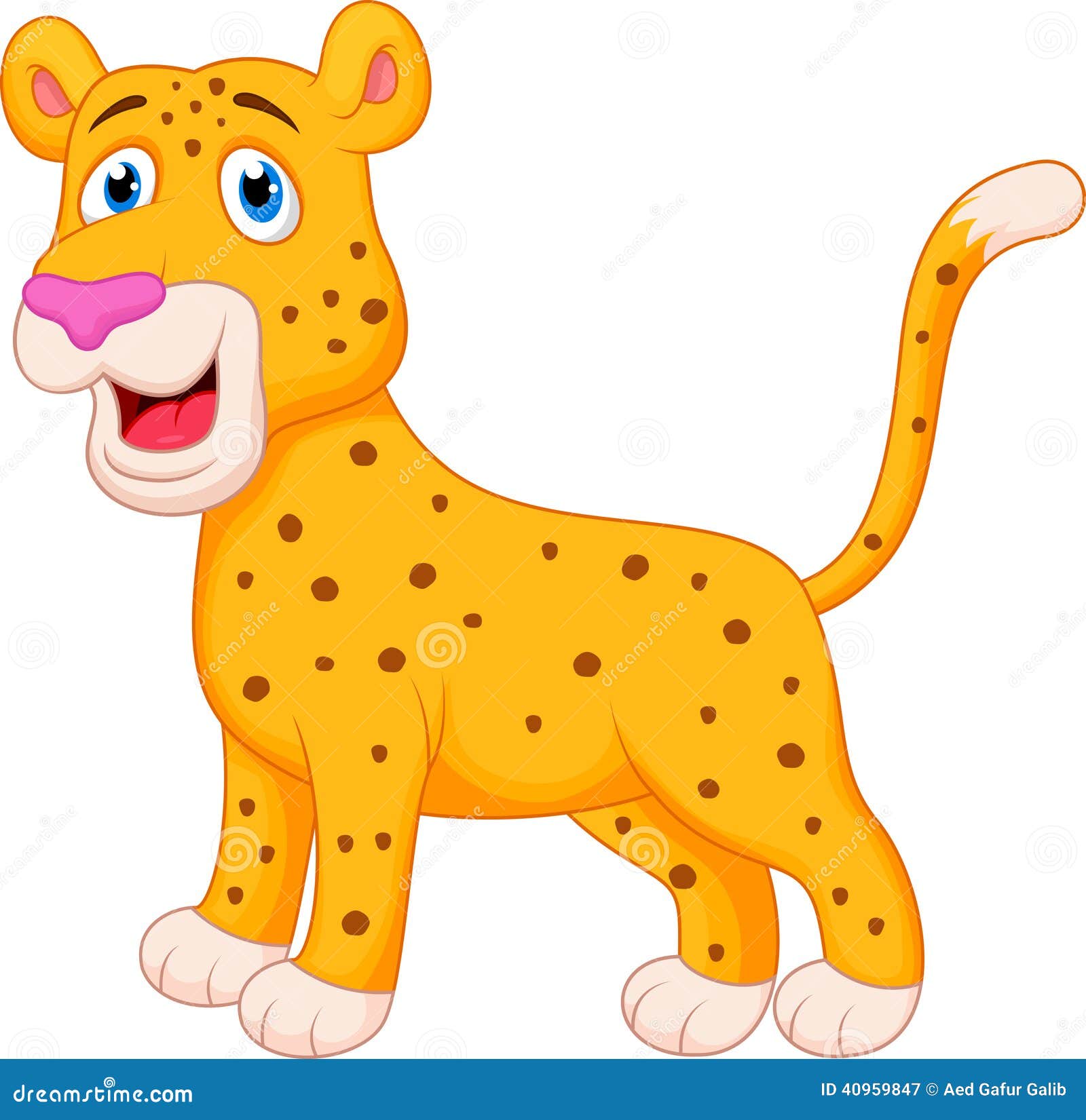 Cheetah Cartoon Stock Vector - Image: 40959847