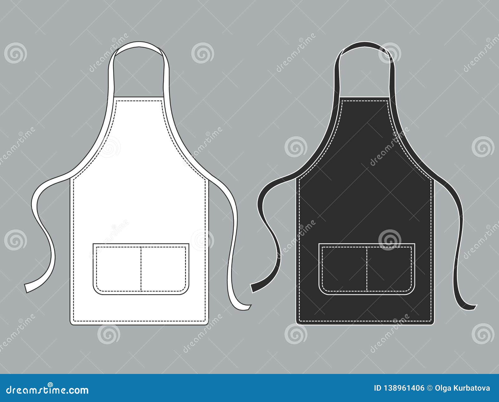 chef apron. black white culinary aprons chef uniform kitchen cotton kitchen worker woman wearing waiter vest template
