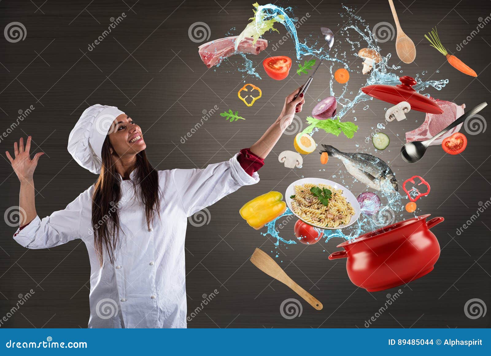 chef cooking with harmony