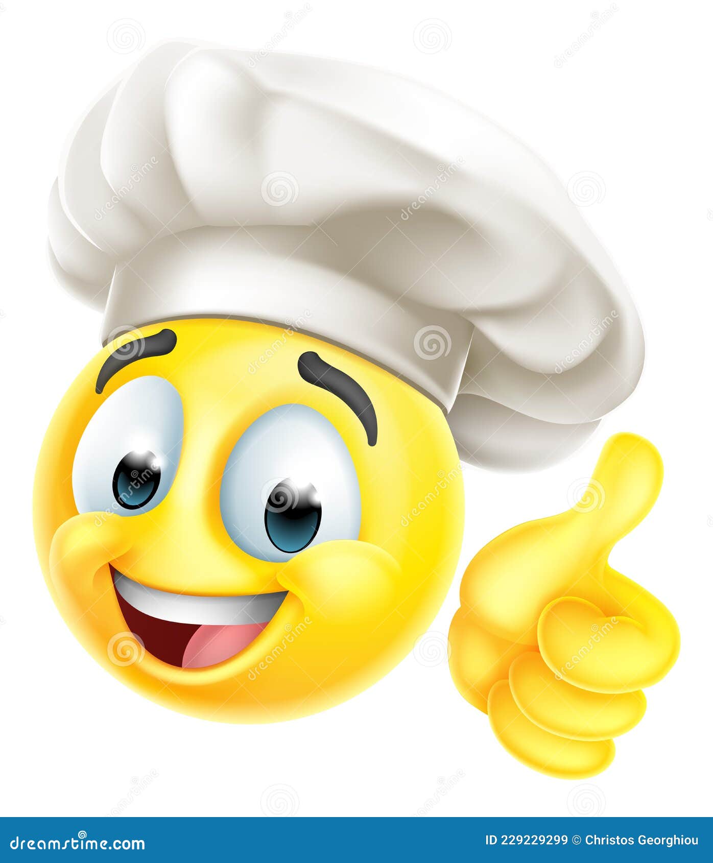 Chef Emoticon Cook Cartoon Face Stock Vector - Illustration of emojis ...