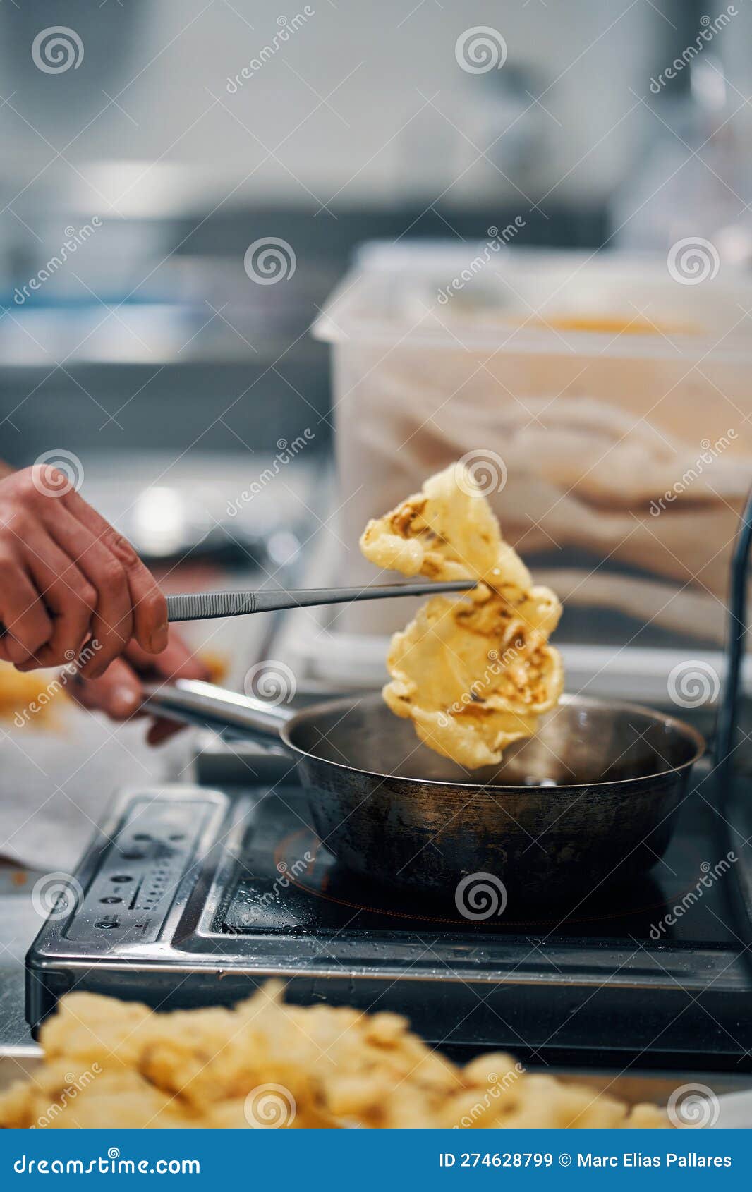 Chef Frying in the Pan, Cusine Stock Image Image of food, cook 274628799