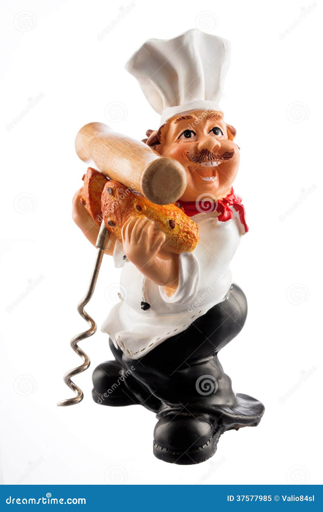 Chef Kitchen Utensil Holder on White Stock Image Image of holder