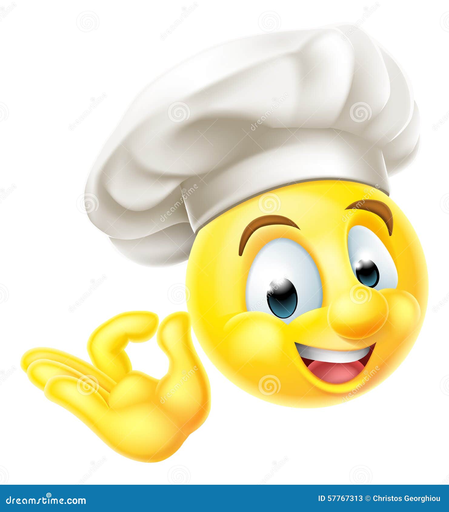 Chefkok Cook Emoji Emoticon Vector Illustratie Illustration of