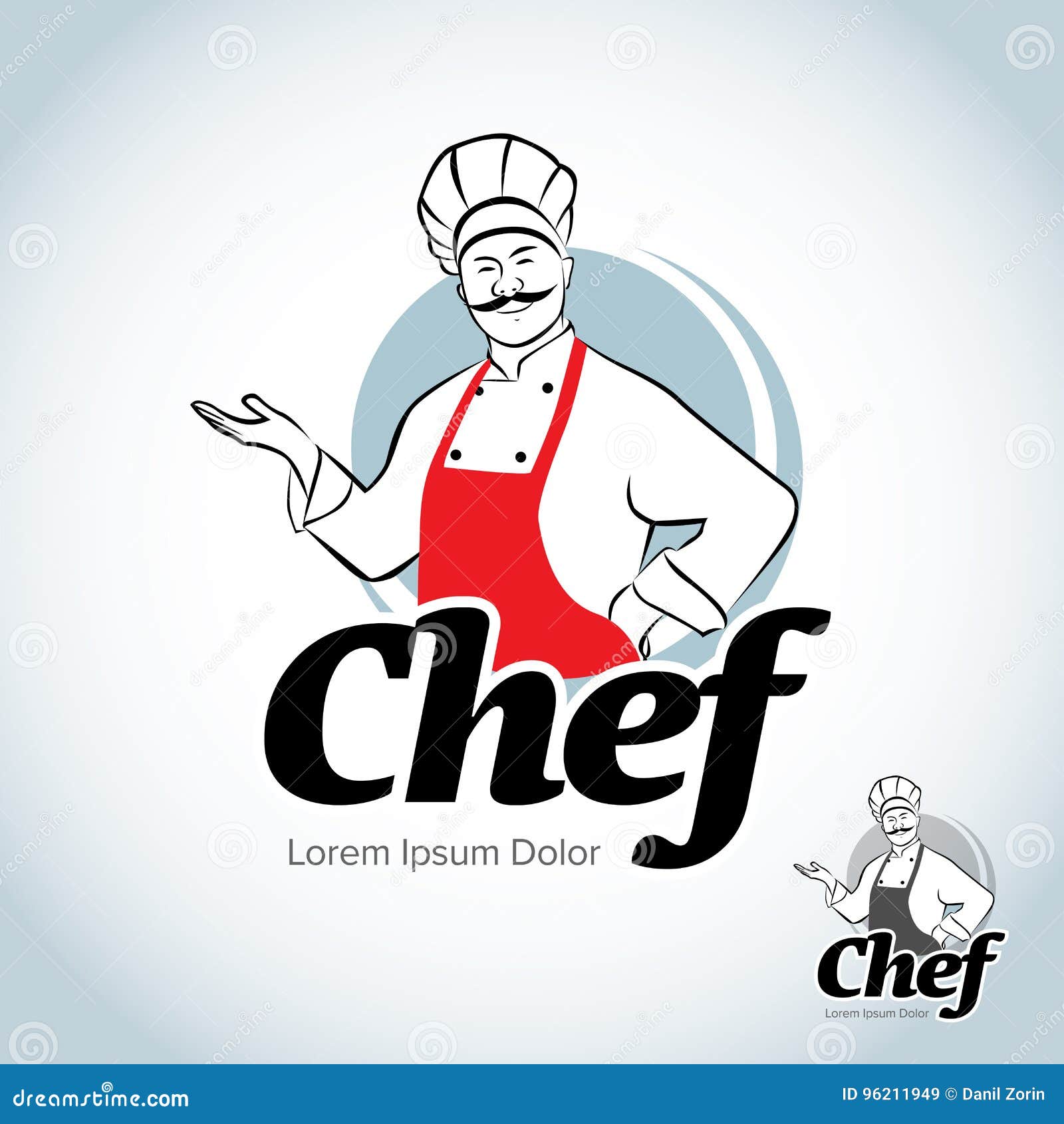 Chef Logotype Template Cafe Restaurant Eatery Logo Design