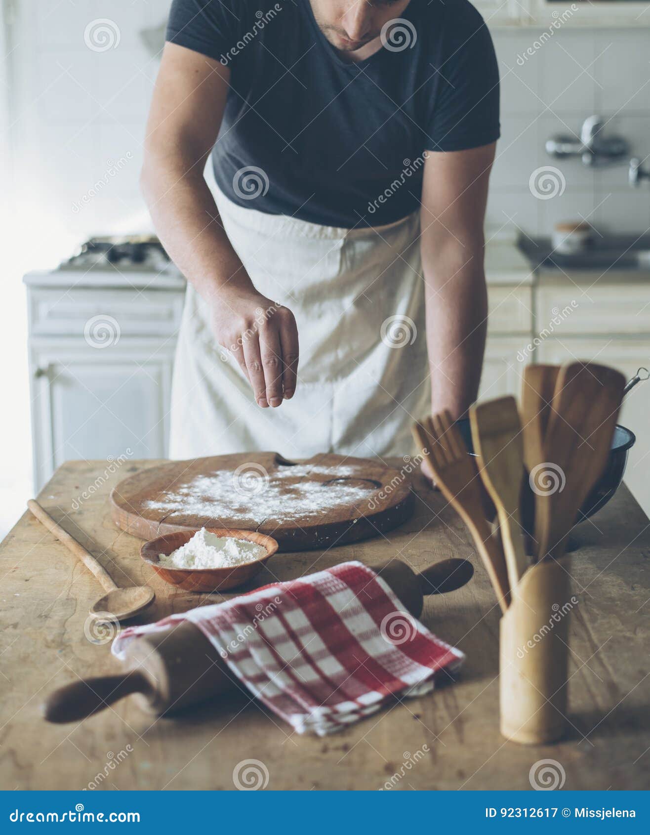 https://thumbs.dreamstime.com/z/chef-making-pastry-kitchen-table-food-baker-man-baking-homemade-bread-dough-vintage-wooden-board-retro-style-image-people-92312617.jpg