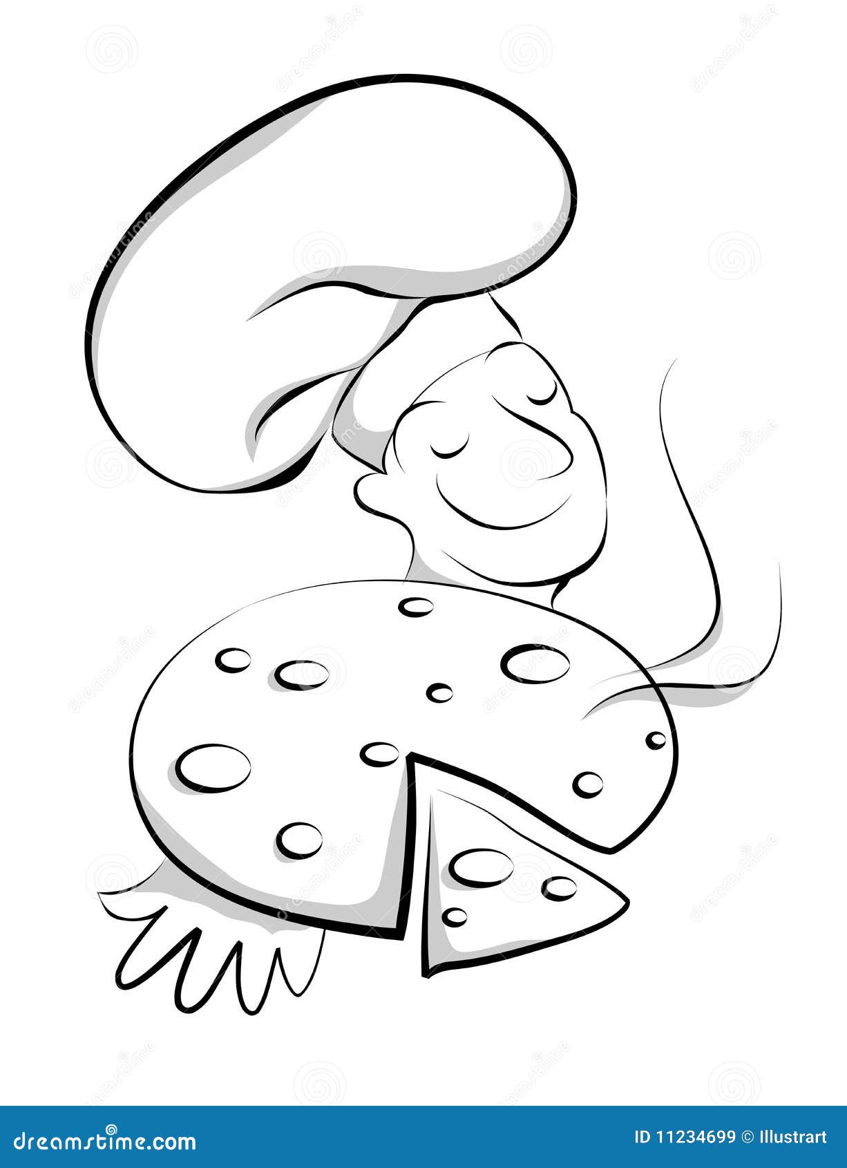 Pizza Chef Clip Art Black And White